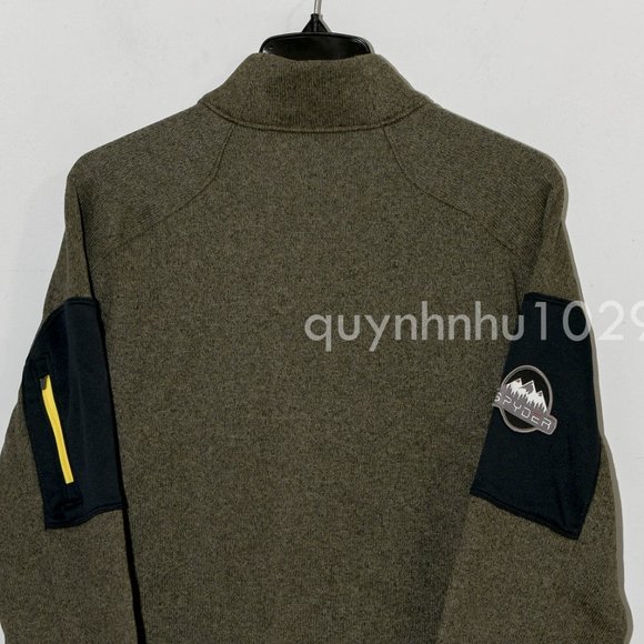 Spyder Men full-zip Empire Jacket in  green - Picture 8 of 9